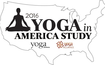 2016 Yoga in America Study Conducted by Yoga Journal and Yoga Alliance Reveals Growth and Benefits of the Practice