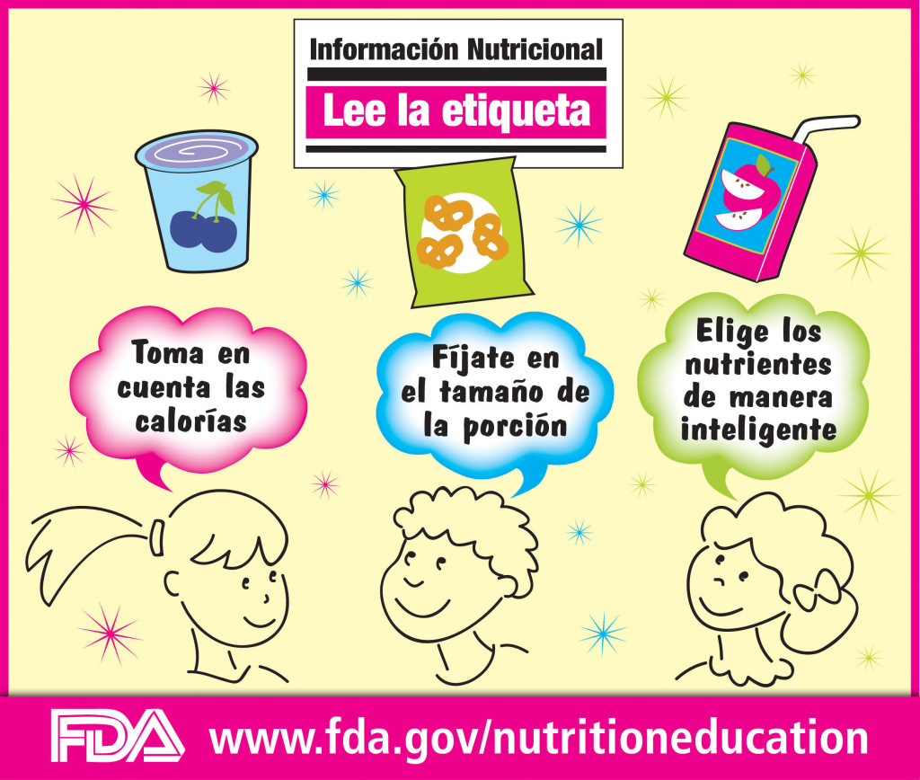 La Administracion de Alimentos y Medicamentos de los Estados Unidos (FDA, por sus siglas en ingles) recomienda a los ninos iLeer la etiqueta! (PRNewsFoto/U.S. Food and Drug Admin...)