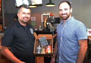 Long Road Distillery owners Jon O'Conno and Kyle Van Strien.