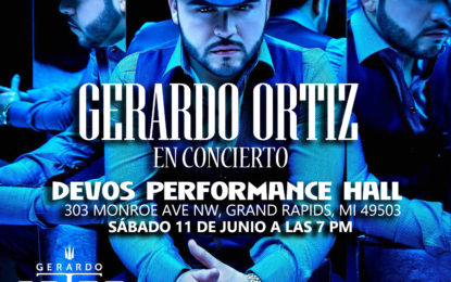 Gerardo Ortiz en el DeVos Performance Hall