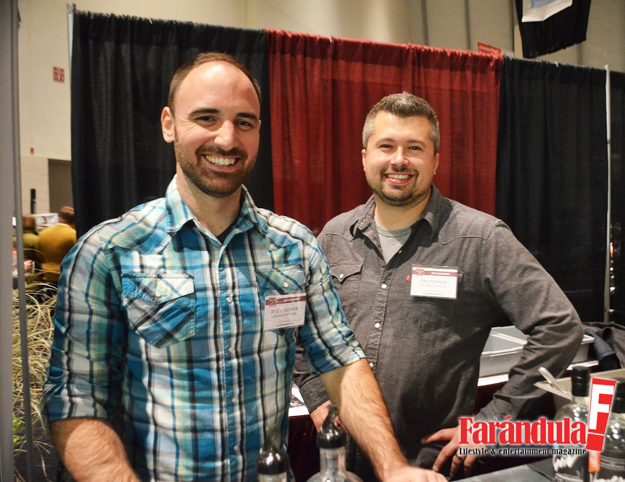 Long Road Distillery  owners Jon O'Connor  and Kyle Van Strien.