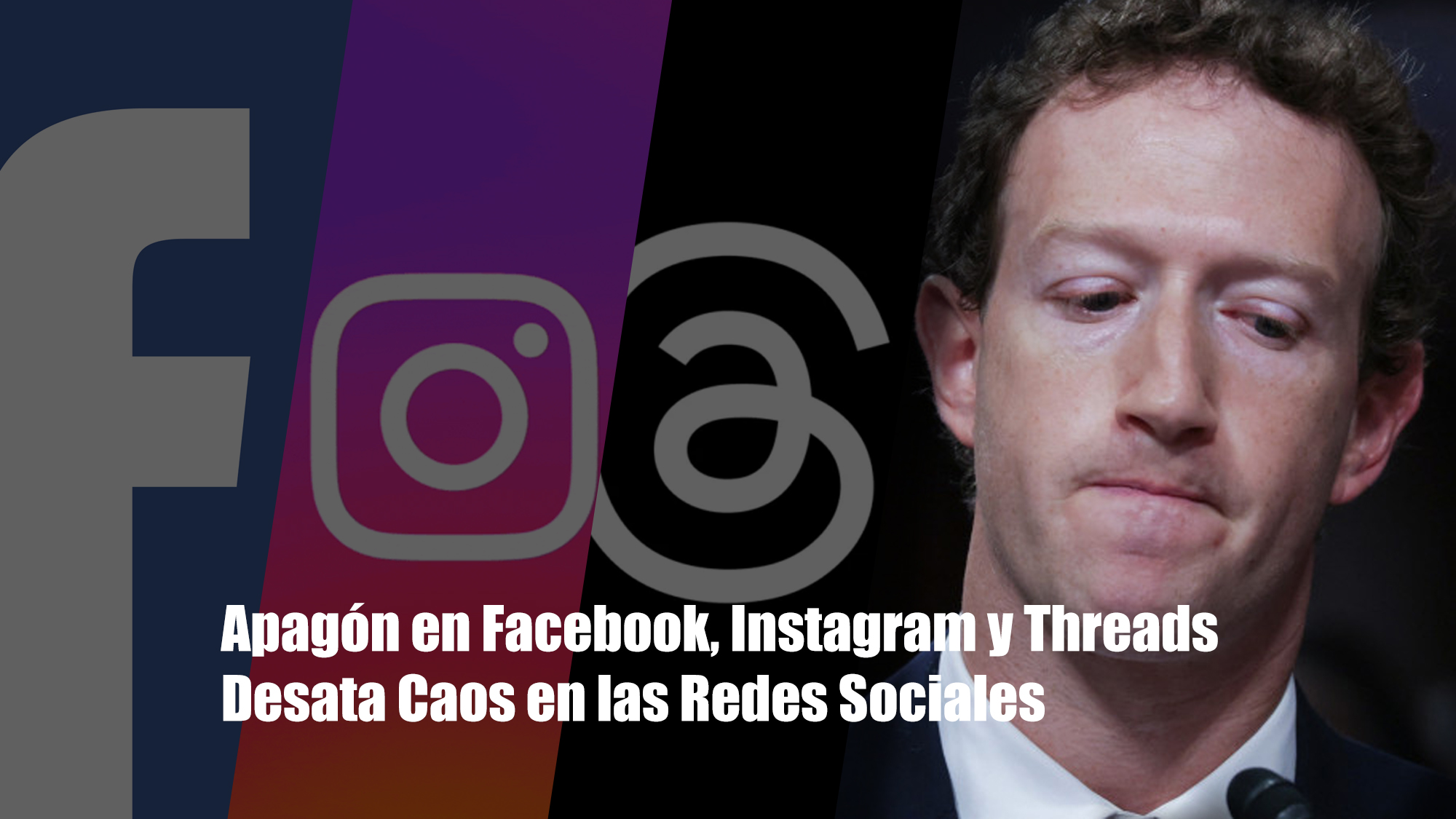 Apagón en Facebook, Instagram y Threads Desata Caos en las Redes Sociales